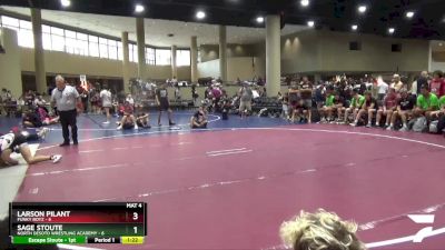 120 lbs Round 5 (6 Team) - Sage Stoute, North Desoto Wrestling Academy vs Larson Pilant, Funky Boyz