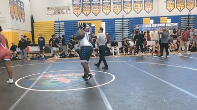 285 lbs Finals (8 Team) - Carido Louissaint, South Dade vs Jordyn Martin, Freedom