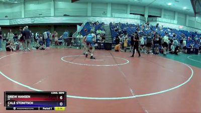 132 lbs Cons. Semi - Drew Hansen, MI vs Cale Stonitsch, IL