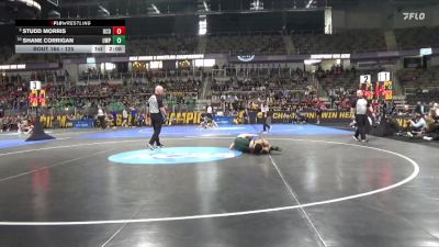 125 lbs Quarterfinal - Shane Corrigan, Wis.-Parkside vs Studd Morris, Central Okla.