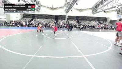 116-I2 lbs Semifinal - Noelanii Guzman Caban, Fightin Irish Wrestling Club vs Ben Marceau, GPS Wrestling Club