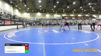 220 lbs Consi Of 8 #1 - Israel Chavez-Strand, Westview vs CHRISTOPHER HERNANDEZ, Tulare Titans Wrestling Club