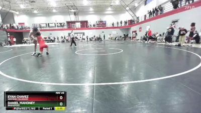149 lbs Cons. Round 3 - Daniel Mahoney, Bridgeport vs Eyan Chavez, Western Colorado