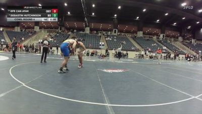 197 lbs Cons. Round 4 - Sebastin Hutchinson, Midway University vs Efe Can Atak, CumberlandKY