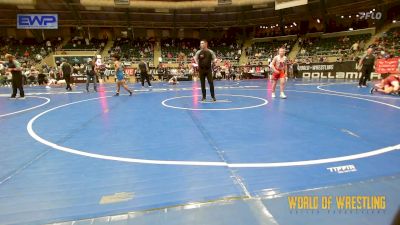 120 lbs 5th Place - Carter Williams, Nebraska Boyz vs Joshua Garcia, Red Star Wrestling Academy