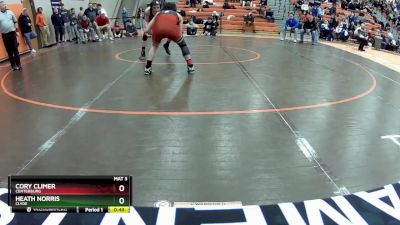 113 lbs Cons. Round 5 - Heath Norris, Clyde vs Cory Climer, Centerburg