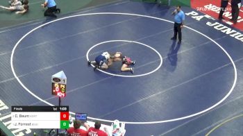 132 lbs Final - Camden Baum, Northern York vs Jax Forrest, Bishop McCort