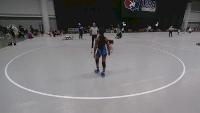84.7-92.1 lbs Cons. Quarters - Echo Even, Immortal Athletics WC vs Londyn Bellamy, Fox Valley Wrestling Club