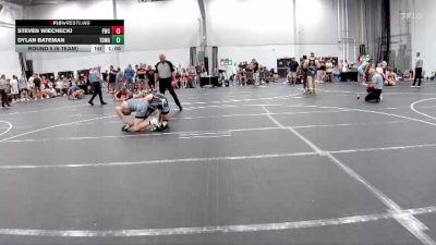138 lbs Round 5 (6 Team) - Dylan Bateman, TDWC Maniacs vs Steven Wiechecki, Freakztyle Wrecking Crew