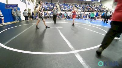 130 lbs Rr Rnd 1 - Gunner Franklin, Caney Valley Wrestling vs Donald Ellis, Gentry Youth Wrestling