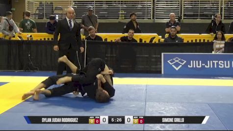 Dylan Judah Rodriguez vs Simone Grillo 2025 Pan Jiu Jitsu IBJJF Championship