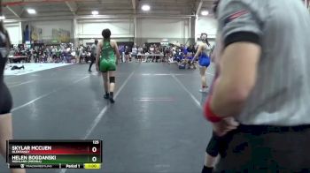 125 lbs Cons. Round 2 - Skylar McCuen, Olentangy vs Helen Bogdanski, Highland (Medina)