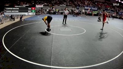 D 2 190 lbs Champ. Round 2 - Carter Macha, Teurlings Catholic vs David Antoine, Westgate