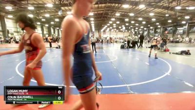 160 lbs Rd# 7- 10:45am Saturday Final Pool - Colin Bauswell, Team Michigan vs Logan Mumy, East Coast Elite