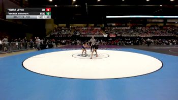 105 lbs Quarterfinal - Keira Leyva, Great Bend HS vs Hailey Estrada, Wichita-Kapaun Mt. Carmel HS