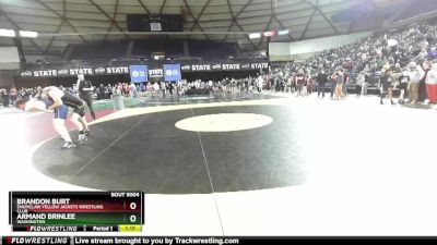 86 lbs Champ. Round 1 - Brandon Burt, Enumclaw Yellow Jackets Wrestling Club vs Armand Brinlee, Washington