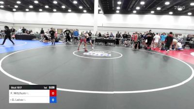 126 lbs 1/2 Final - Fredrick Mitchum, Florida vs David Leiva, Florida