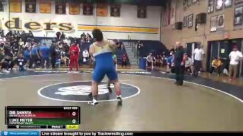 285 lbs Cons. Round 3 - Dib Sawaya, Valencia (Placentia) vs Luke Meyer, Capistrano Valley