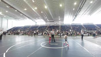 52 lbs Rr Rnd 1 - Maverick Lederer, Prescott Valley Bighorns vs Piper Gifford, Aniciete TC