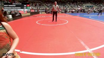 46 lbs Round Of 16 - Riley Tarwater, Eufaula Ironheads Wrestling Club vs Genevieve Valdovinos, Sons Of Thunder