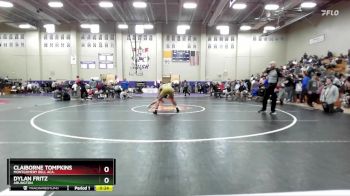 165 lbs Cons. Round 7 - Claiborne Tompkins, Montgomery Bell Aca. vs Dylan Fritz, Arlington