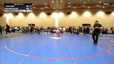 100 lbs Champ. Round 1 - Julia Duro, New York vs Kataleen Wilder, Pennsylvania