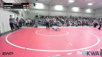 37 lbs Rr Rnd 2 - Austin Davis, Moodys Wrestling Club (MWC) vs Jax York, Gore Pirates Youth Wrestling
