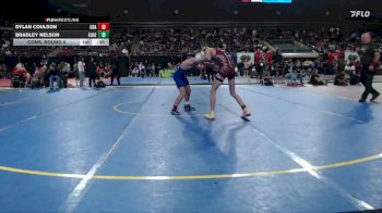 106 lbs Cons. Round 5 - Dylan Coulson, Coeur D Alene vs Bradley Nelson, Elko