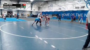 Silver 197 lbs Cons. Semi - Carter Lueck, Wisconsin-La Crosse vs Benjamin Helminski, Luther