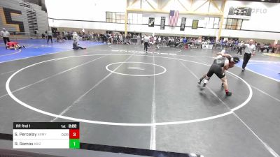 149C lbs Rr Rnd 1 - Shane Percelay, Army West Point vs Ramon Ramos, Arizona State