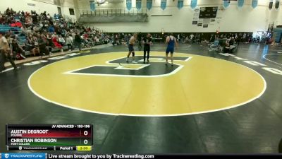 193-196 lbs Round 2 - Austin DeGroot, Poudre vs Christian Robinson, Fort Collins