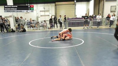 132 lbs Consi Of 64 #1 - Malakii Martin, CO vs Shane Stream, IL