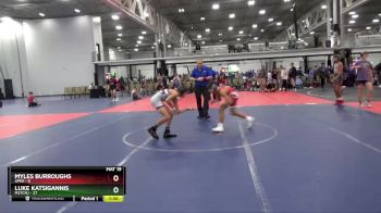 110 lbs Round 3 (4 Team) - Luke Katsigannis, M2TCNJ vs Myles Burroughs, Apex