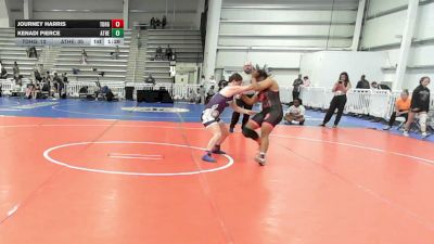 152 lbs Rr Rnd 1 - Journey Harris, Team Dark Horse - HSG vs Kenadi Pierce, Athena Wrestling Pink - HSG