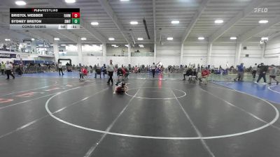 71 lbs Consolation - Bristol Webber, Farmington vs Sydney Breton, Smitty's Wrestling Barn
