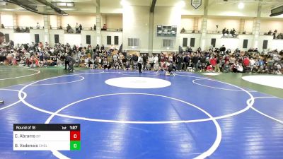 157 lbs Round Of 16 - Cameron Abrams, Bridgewater-Raynham vs Ben Vadenais, Cumberland