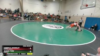 138B Cons. Round 3 - Joseph C. McGinley, Natrona County vs Shawn Ford, Pinedale
