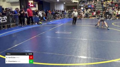 72 lbs Consy 2 - Deacon VanDyke, Wrestling Mill vs Colton Chambers, Quest