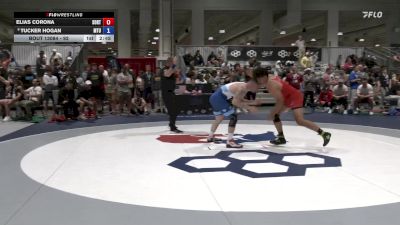 92 lbs Champ. Round 2 - Elias Corona, Southern Oregon Regional Training Center vs Tucker Hogan, Mat-Town USA