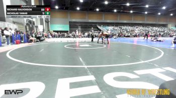 160 lbs Round Of 16 - Richard Halvorson, Durham Wrestling Club vs Nicholas Yamas, Team Coalinga