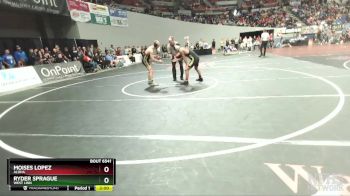 6A-132 lbs Semifinal - Moises Lopez, Aloha vs Ryder Sprague, West Linn