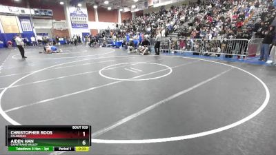 106 lbs Cons. Round 3 - Christopher Roos, Calabasas vs Aiden Han, Capistrano Valley