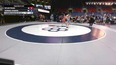 175 lbs Cons. Sub-rd Of 32 - Dylan Frass, OH vs Dominic Stinson, MO