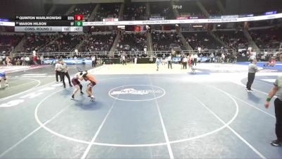 I-144 lbs Cons. Round 3 - Quinton Warlikowski, Ballston Spa vs Mason Hilson, Niagara Falls