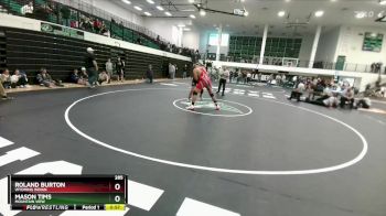 285 lbs Cons. Round 4 - ROLAND BURTON, Wyoming Indian vs Mason Tims, Mountain View