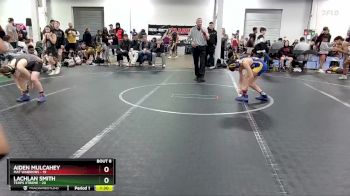 80 lbs Round 2 (8 Team) - Aiden Mulcahey, Mat Warriors vs Lachlan Smith, Terps Xtreme