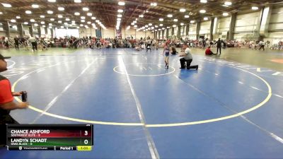 56 lbs Rd# 1 9:00am Friday - Landyn Schadt, Iowa Black vs Chance Ashford, SouthWest Elite