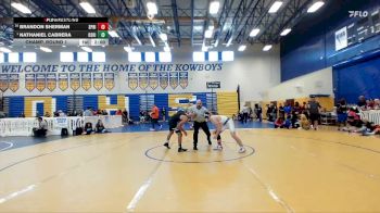 157 lbs Champ. Round 1 - Nathaniel Cabrera, Osceola (Kissimmee) vs Brandon Sherman, Spanish River