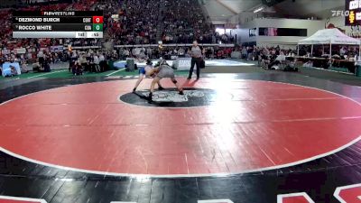 6A 113 lbs Cons. Round 1 - Rocco White, Coeur D Alene vs Dezmond Burch, Centennial
