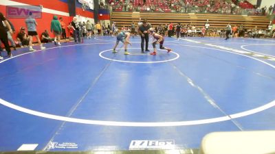 76 lbs Rr Rnd 4 - Ezra Gibson, Owasso Takedown Club vs Gunner Killingsworth, Honey Badgers Wrestling Club